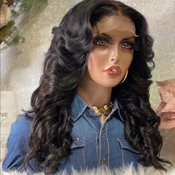 🌹New 22”Kaneeshia 4X4 LaceClosure 💯%Brazilian Human Hair Wig- 200% Density🌹 - Picture 6 of 10